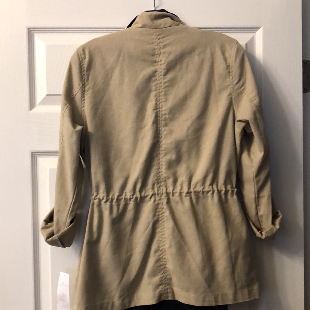 NWT New Directions safari style, washable, linen and rayon jacket. - Picture 2 of 5